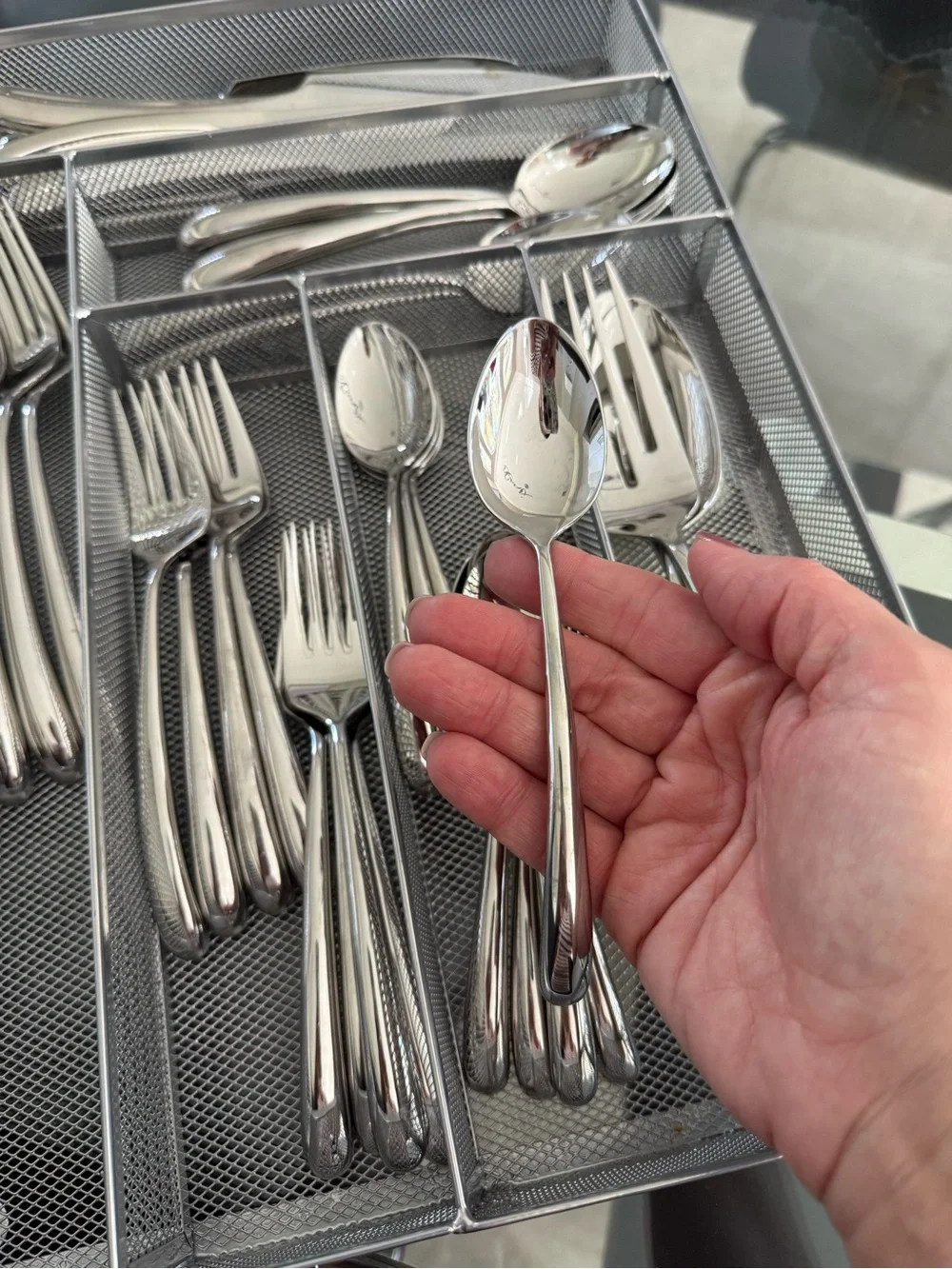 Ralph Lauren Polished Silver Stainless Steel Flatware Set